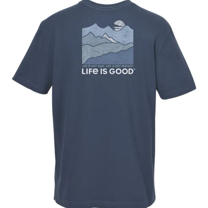 Life is Good Crusher Tee - Men's - Full Color - Colors - Mountains