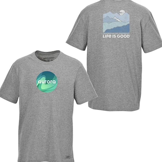 Life is Good Crusher Tee - Men's - Full Color - Colors - Mountains