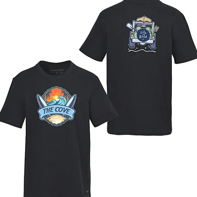 Life is Good Crusher Tee - Men's - Full Color - Colors - 4WD