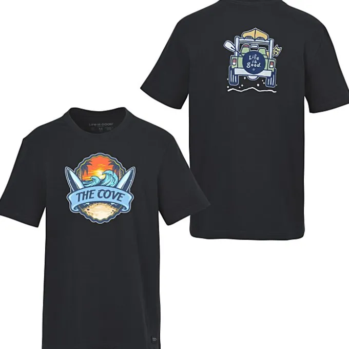 Life is Good Crusher Tee - Men's - Full Color - Colors - 4WD