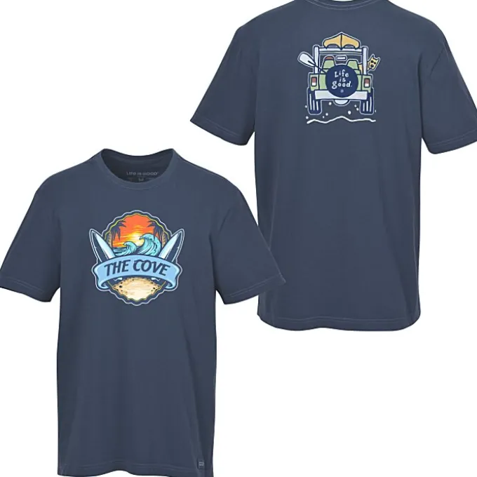 Life is Good Crusher Tee - Men's - Full Color - Colors - 4WD