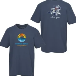 Life is Good Crusher Tee - Men's - Full Color - Colors - Adirondack