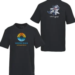 Life is Good Crusher Tee - Men's - Full Color - Colors - Adirondack