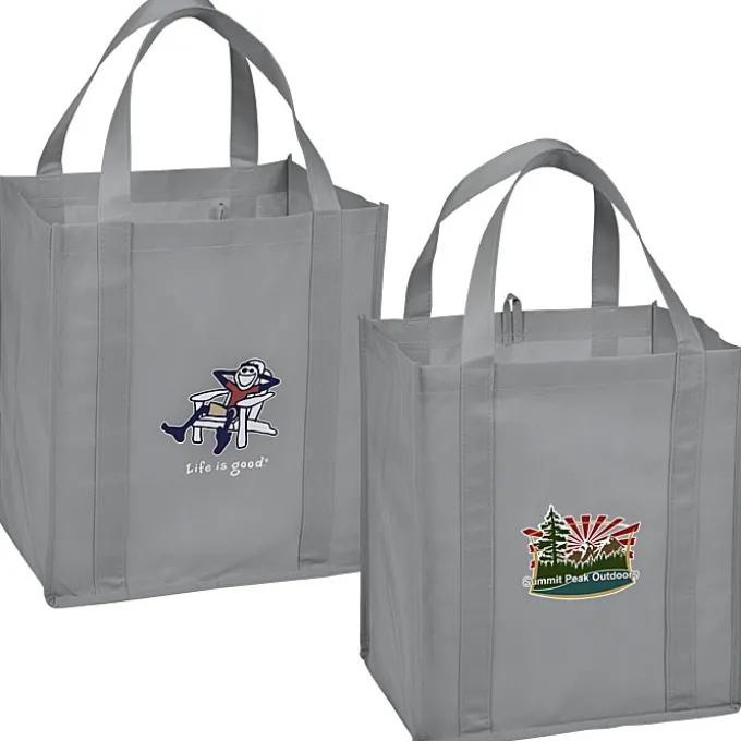 Life is Good Grocery Tote - Full Color - Adirondack