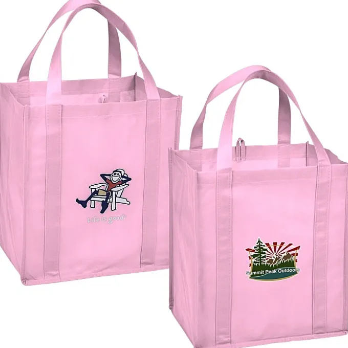 Life is Good Grocery Tote - Full Color - Adirondack