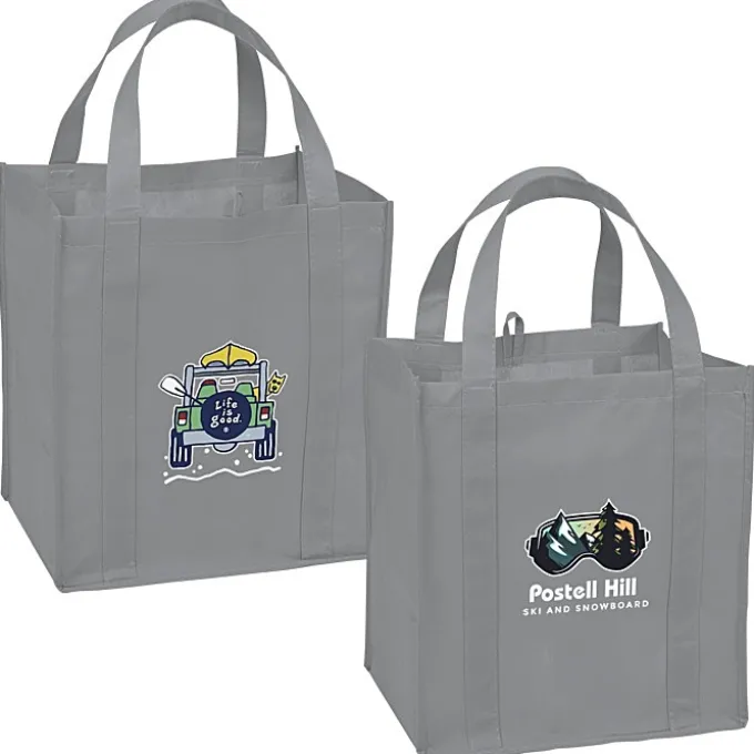 Life is Good Grocery Tote - Full Color - 4WD