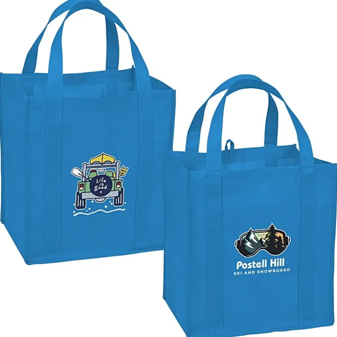 Life is Good Grocery Tote - Full Color - 4WD