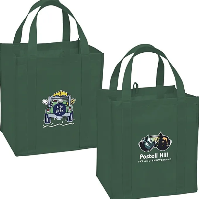 Life is Good Grocery Tote - Full Color - 4WD