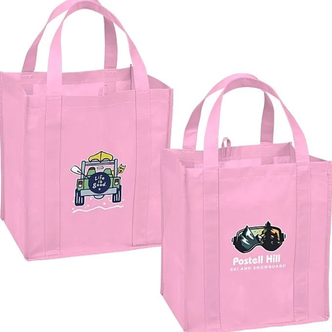 Life is Good Grocery Tote - Full Color - 4WD
