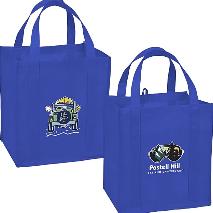 Life is Good Grocery Tote - Full Color - 4WD