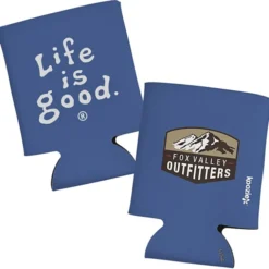 Life is Good Koozie® Can Cooler - Full Color - LIG