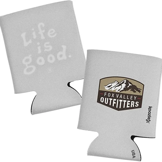 Life is Good Koozie® Can Cooler - Full Color - LIG