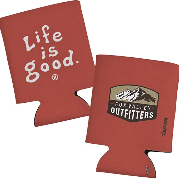 Life is Good Koozie® Can Cooler - Full Color - LIG