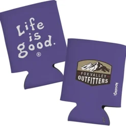 Life is Good Koozie® Can Cooler - Full Color - LIG