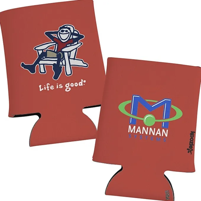 Life is Good Koozie® Can Cooler - Full Color - Adirondack