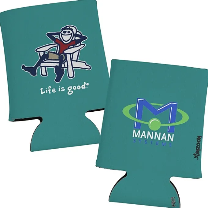 Life is Good Koozie® Can Cooler - Full Color - Adirondack
