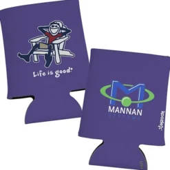 Life is Good Koozie® Can Cooler - Full Color - Adirondack
