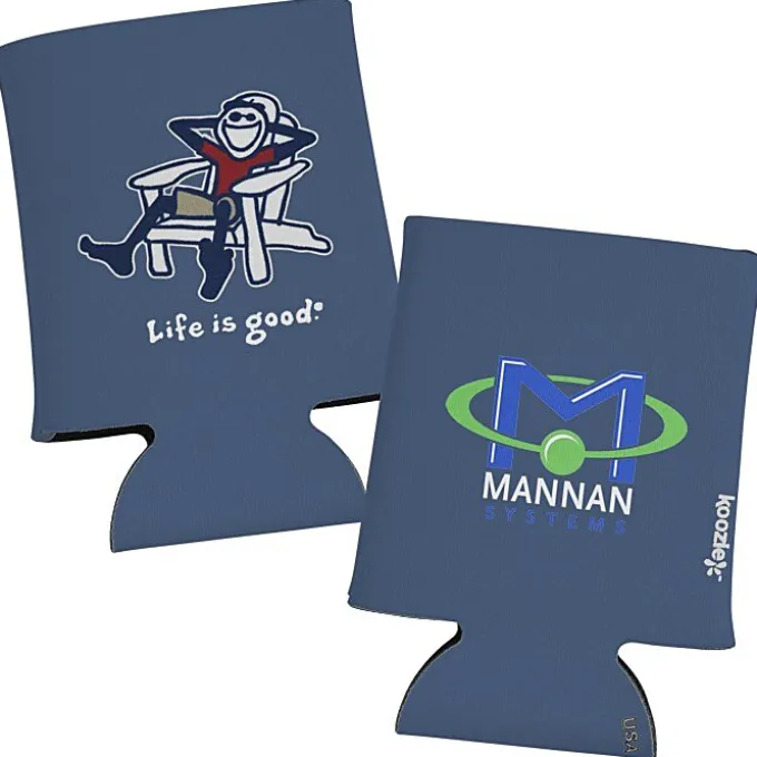 Life is Good Koozie® Can Cooler - Full Color - Adirondack