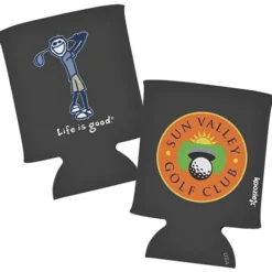 Life is Good Koozie® Can Cooler - Full Color - Golf