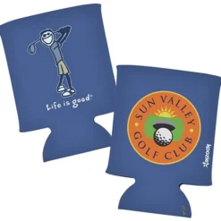 Life is Good Koozie® Can Cooler - Full Color - Golf