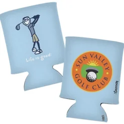 Life is Good Koozie® Can Cooler - Full Color - Golf
