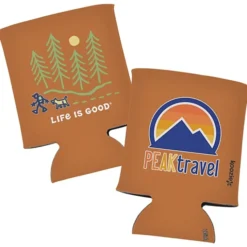 Life is Good Koozie® Can Cooler - Full Color - Hike