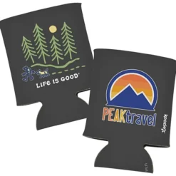 Life is Good Koozie® Can Cooler - Full Color - Hike