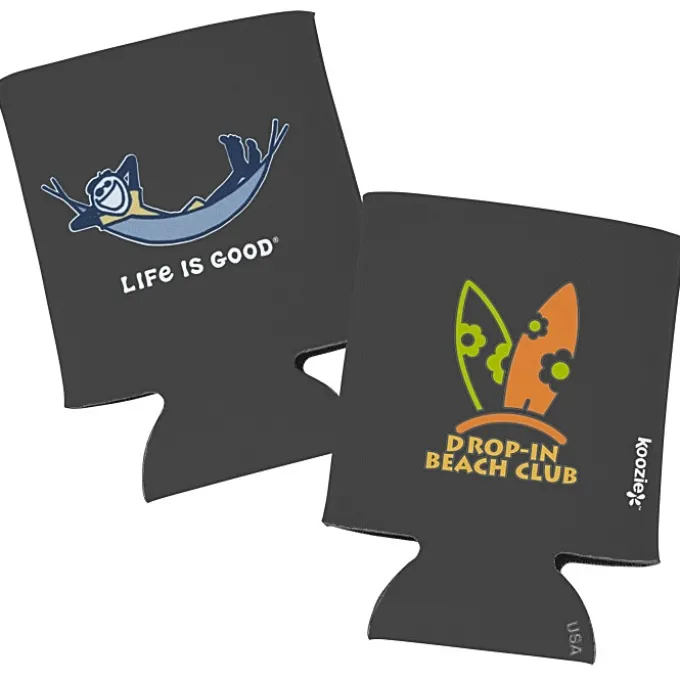 Life is Good Koozie® Can Cooler - Full Color - Hammock