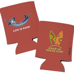 Life is Good Koozie® Can Cooler - Full Color - Hammock