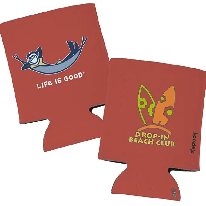 Life is Good Koozie® Can Cooler - Full Color - Hammock