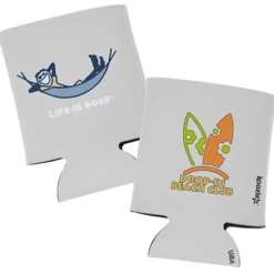 Life is Good Koozie® Can Cooler - Full Color - Hammock