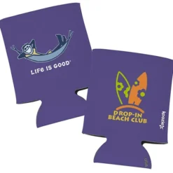 Life is Good Koozie® Can Cooler - Full Color - Hammock