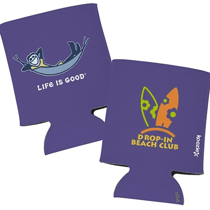 Life is Good Koozie® Can Cooler - Full Color - Hammock