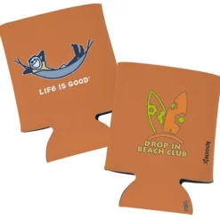Life is Good Koozie® Can Cooler - Full Color - Hammock