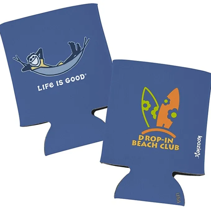 Life is Good Koozie® Can Cooler - Full Color - Hammock