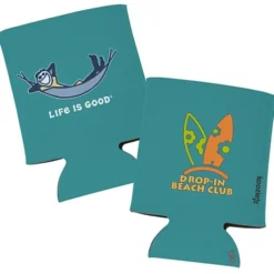 Life is Good Koozie® Can Cooler - Full Color - Hammock