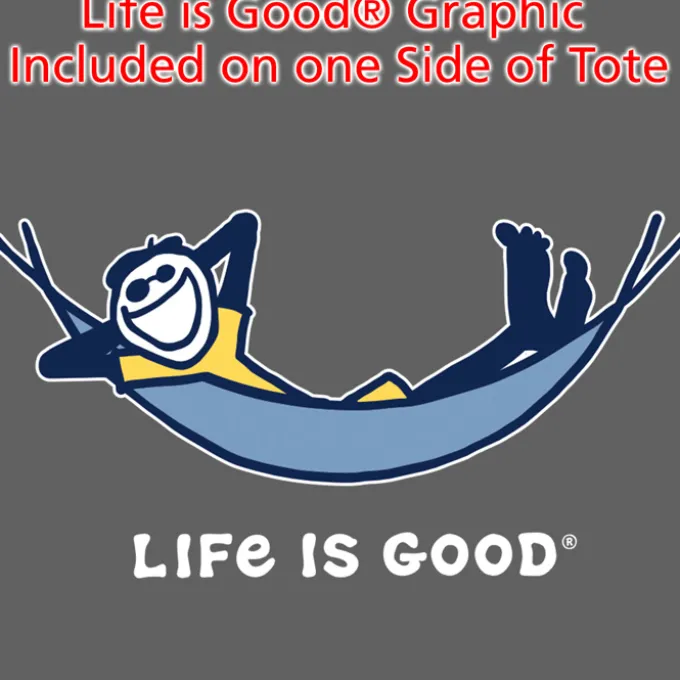 Life is Good Koozie® Can Cooler - Full Color - Hammock