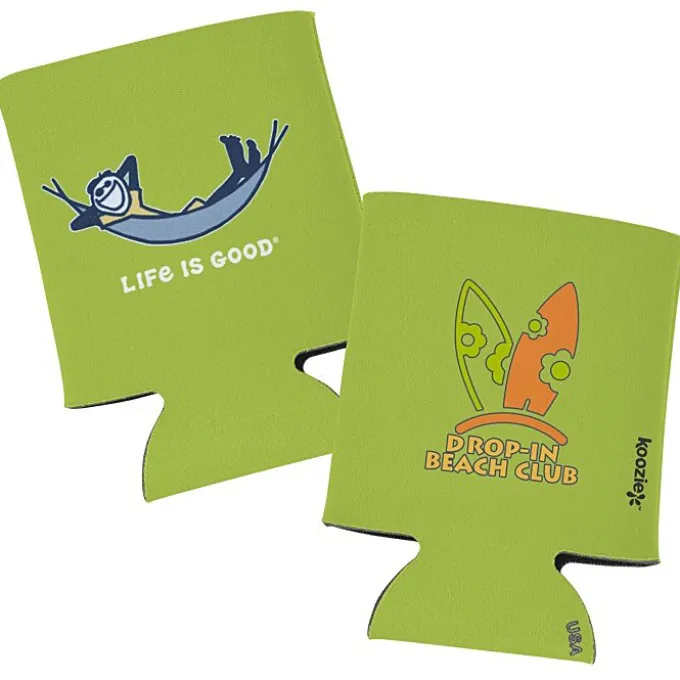 Life is Good Koozie® Can Cooler - Full Color - Hammock