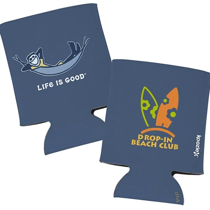 Life is Good Koozie® Can Cooler - Full Color - Hammock