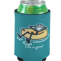 Life is Good Koozie® Can Cooler - Full Color - Inner Tube