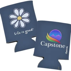 Life is Good Koozie® Can Cooler - Full Color - Daisy