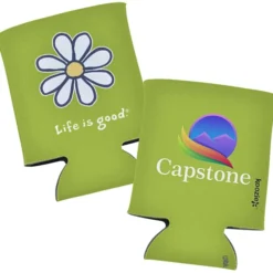 Life is Good Koozie® Can Cooler - Full Color - Daisy