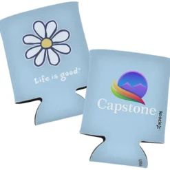 Life is Good Koozie® Can Cooler - Full Color - Daisy