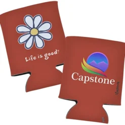 Life is Good Koozie® Can Cooler - Full Color - Daisy