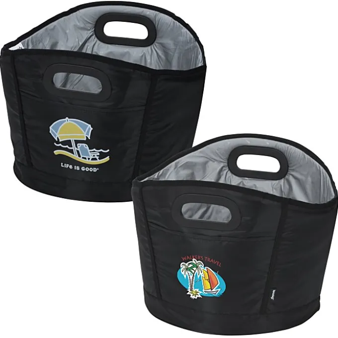 Life is Good Koozie® Party Cooler - Full Color - Beach Umbrella