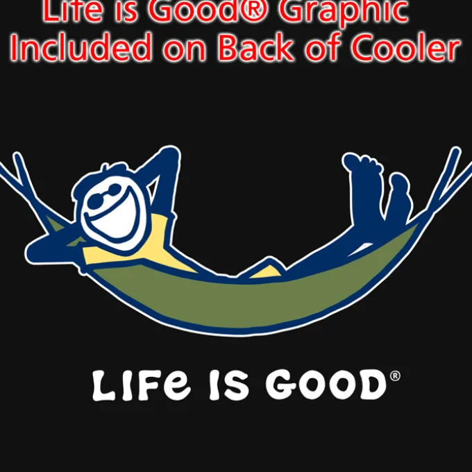 Life is Good Koozie® Party Cooler - Full Color - Hammock