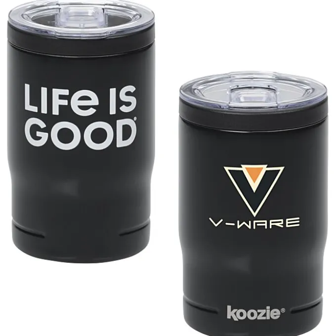 Life is Good Koozie® Vacuum Insulator Tumbler – 11 oz - Full Color