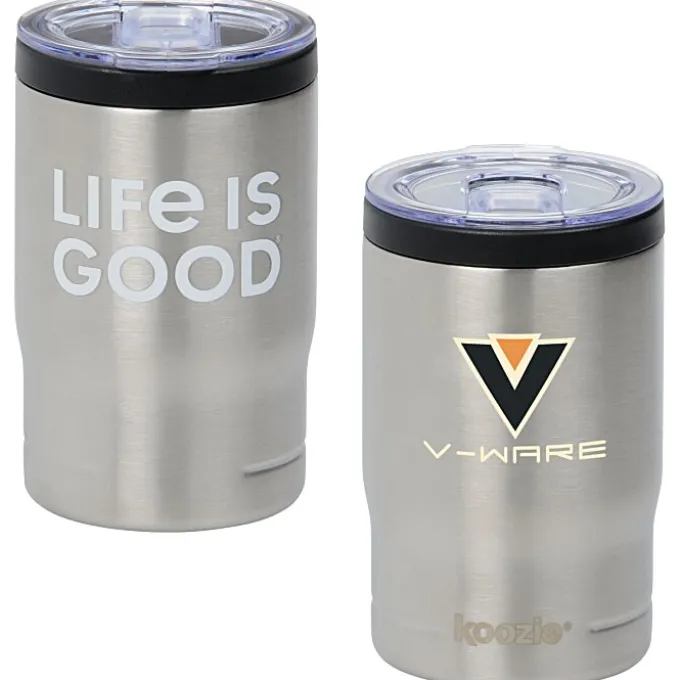 Life is Good Koozie® Vacuum Insulator Tumbler – 11 oz - Full Color