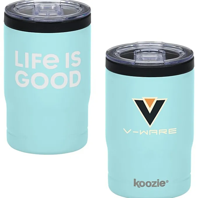 Life is Good Koozie® Vacuum Insulator Tumbler – 11 oz - Full Color