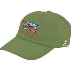 Life is Good Relaxed Twill Koozie® Cap - Embroidered